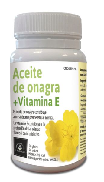 Aceite de Onagra y Vitamina E 90 Perlas