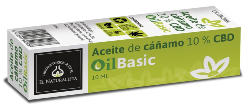 Aceite de Cáñamo 10% CBD 10 ml - EL NATURALISTA