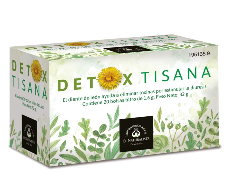 Detoxtisana Infusió 20 Bossetes - EL NATURALISTA