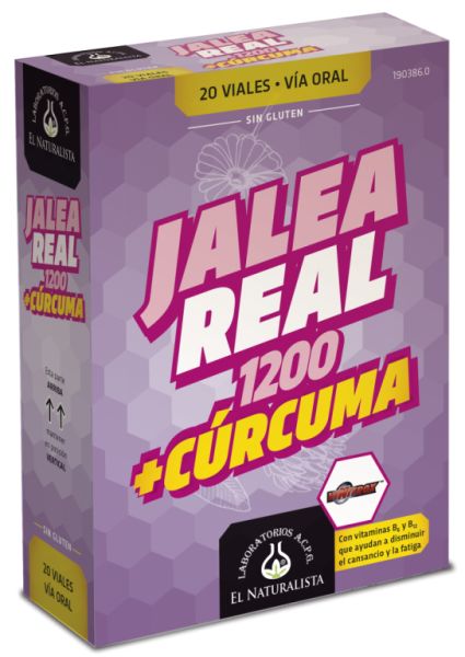 Geléia Real 1200 e Cúrcuma 20 Frascos