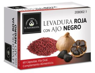 Comprar EL NATURALISTA Levadura Roja Arroz y Ajo Negro 60 Cápsulas Por 25,54€