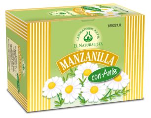 Comprar EL NATURALISTA Camamilla amb Anís 20 Bossetes Infusió Per 4,71€