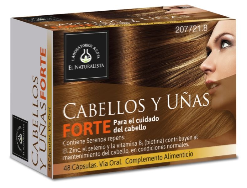 Cabello y Uñas Forte 48 Cápsulas Pack 2 Unidades