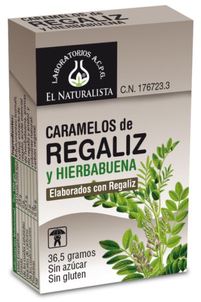 Caramelos Regaliz 36,5 g - EL NATURALISTA