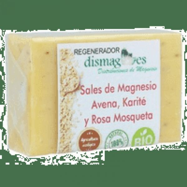 Jabón Sales de Magnesio, Avena, Karité y Rosa Mosqueta