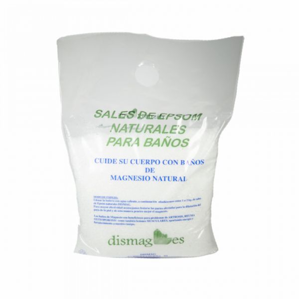 Sels de bain au magnésium d'Epsom 4 kg - DISMAG