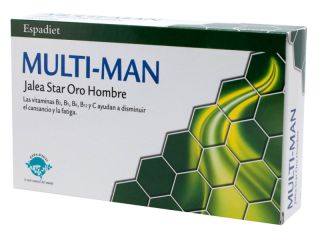 Buy ESPADIET Multi Man Royal Jelly Gold Man 20 Vials By 29,85€