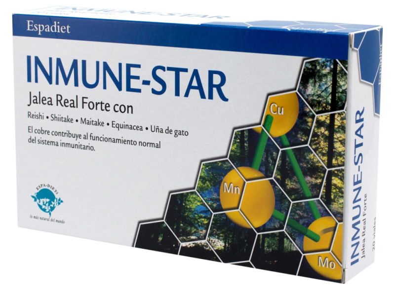 Forte 20 Frascos de Geleia Real Imune Star