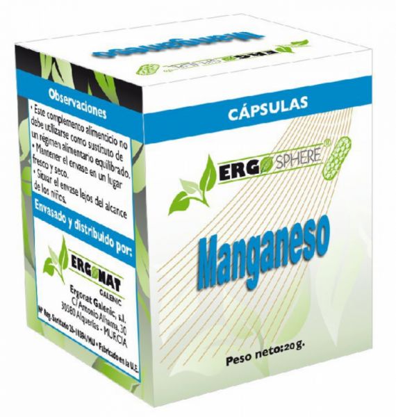 Manganese 50 Capsules - ERGOSPHERE