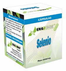 Comprar ERGOSPHERE Selenio 50 Cápsulas Por 14,36€