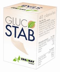 Comprar ERGOSPHERE Glucostab 40 Cápsulas Por 16,29€