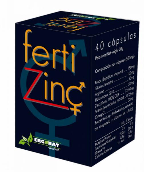 Fertizinc 40 Cápsulas - ERGOSPHERE