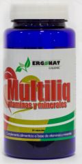 Comprar ERGOLIQUID Multiliq Multivitamínico 30 Cápsulas Por 9,70€