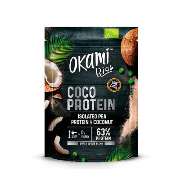 Isolated Pea and Coconut Protein 500 g - OKAMI BIO