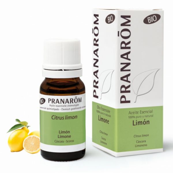 Organic Lemon Peel Essential Oil 100ml - PRANAROM