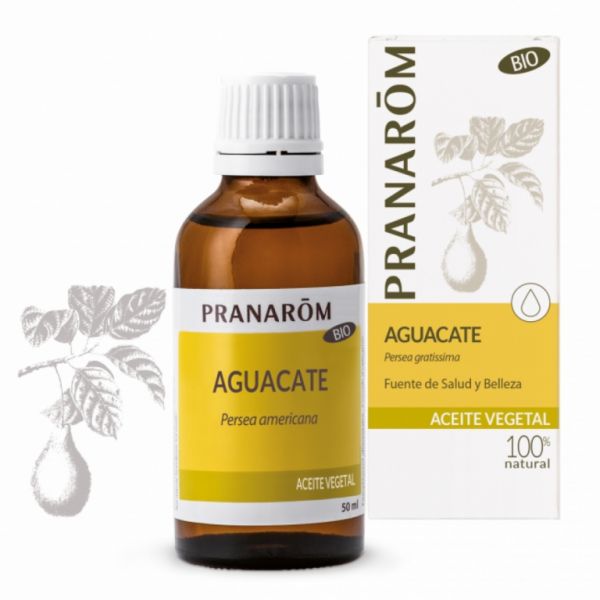 Huile Végétale d'Avocat Bio 50 ml - PRANAROM