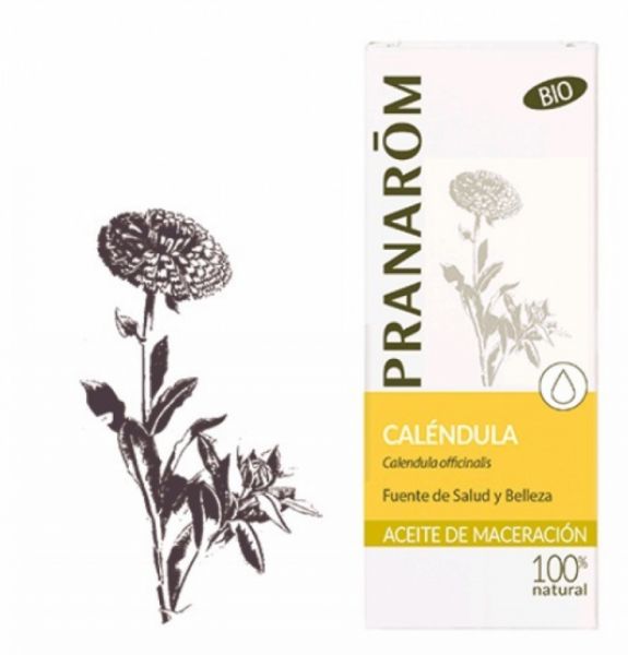 Huile Végétale de Calendula Bio 50 ml - PRANAROM