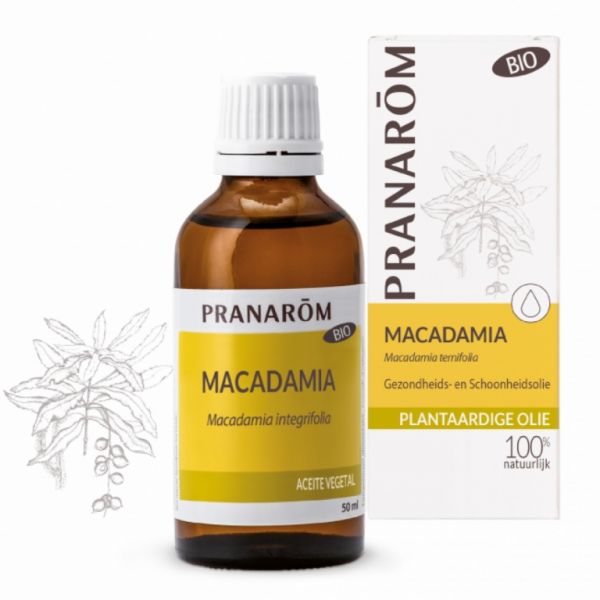 Organic Macadamia Vegetable Oil 50 ml - PRANAROM