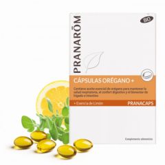 Organic Oregano and Lemon Essence 30 Capsules