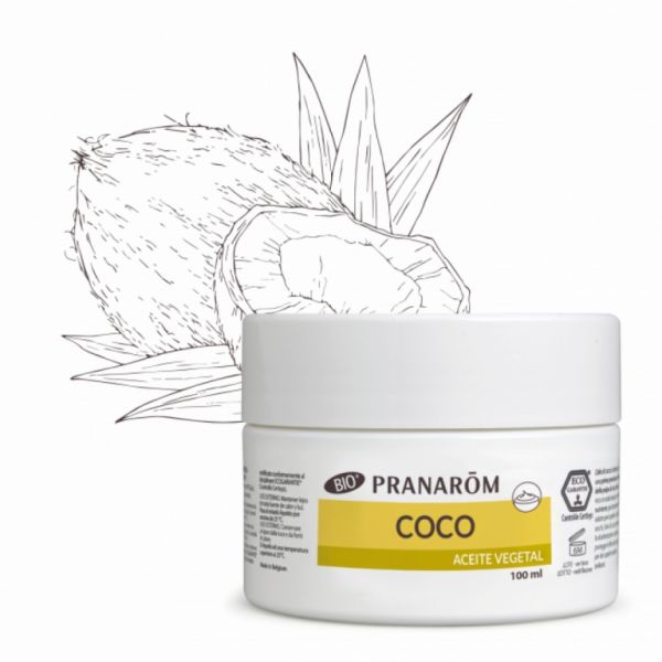 Huile Végétale de Coco Bio 100 ml - PRANAROM