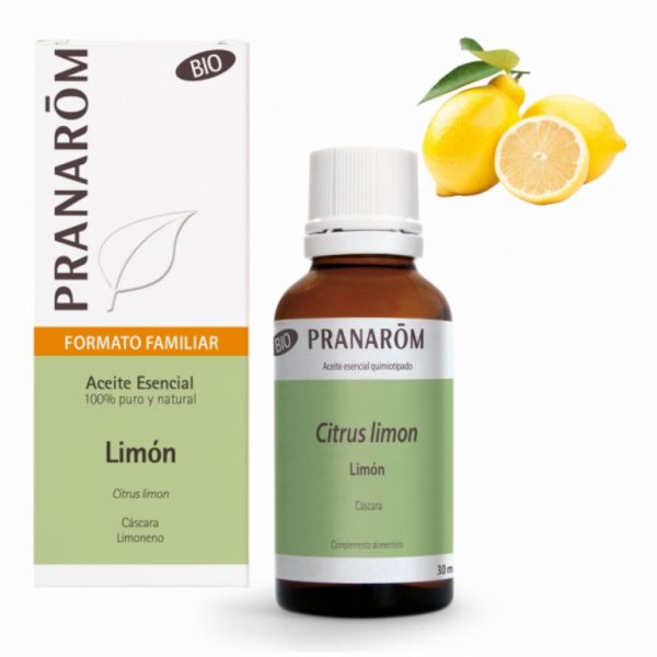 Organic Lemon Peel Essential Oil 30ml - PRANAROM