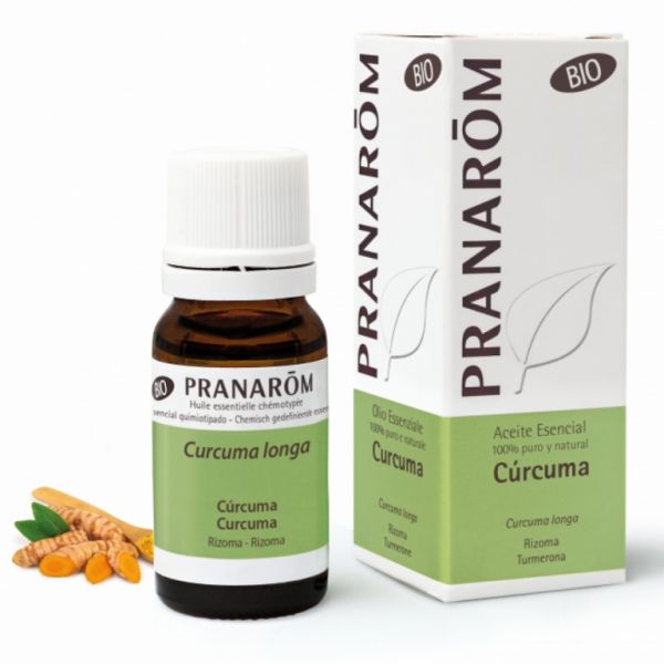 Oli Essencial Cúrcuma Rizoma Bio 10ml - PRANAROM