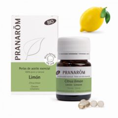 Buy PRANAROM Organic Lemon Peel Essential Oil 60 Minicapsules By 7,35€