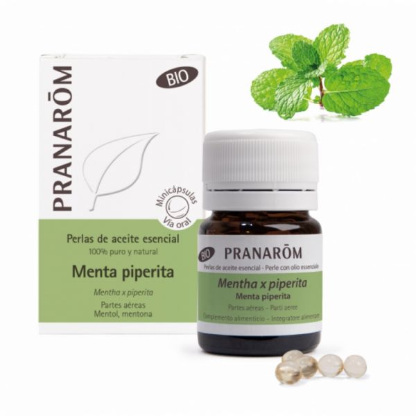 Peppermint Essential Oil Aerial parts Bio 60 Minicapsules