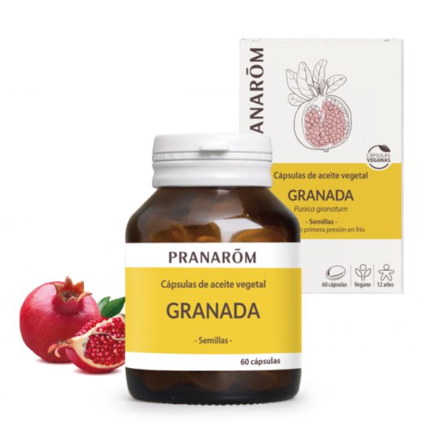 Aceite Vegetal Granada 60 Cápsulas - PRANAROM