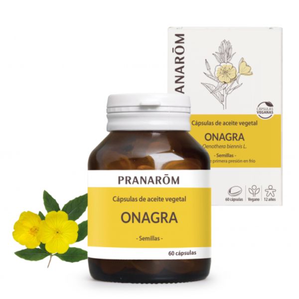 Aceite Vegetal Onagra 60 Cápsulas - PRANAROM