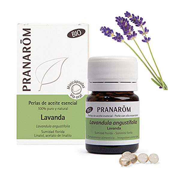 Aceite Esencial Lavanda Sumidad florida 60 Perlas