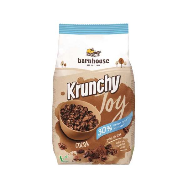 Cereais Joy Cocoa Krunchy Muesli 375 g - BARNHOUSE