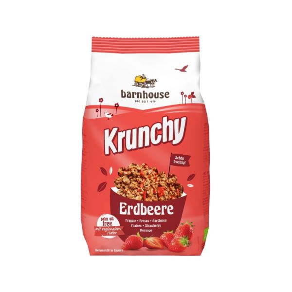 Cereales Muesli Krunchy Fresas 375 gr - BARNHOUSE