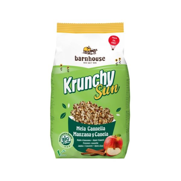 Muesli Krunchy Sun Céréales Pomme Cannelle 375 g