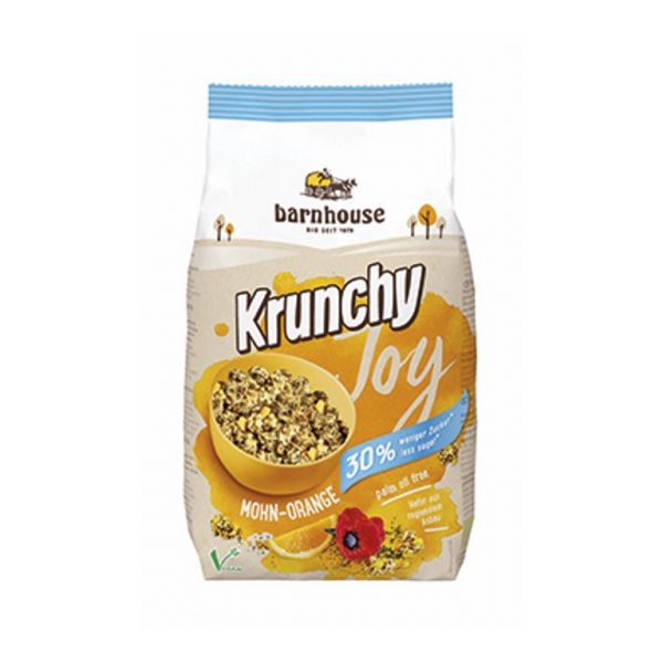 Cereales Muesli krunchy Joy Amapola Naranja 375 g