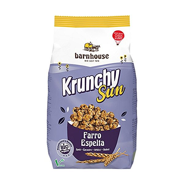 Krunchy Zonspeltgranen 375 g - BARNHOUSE