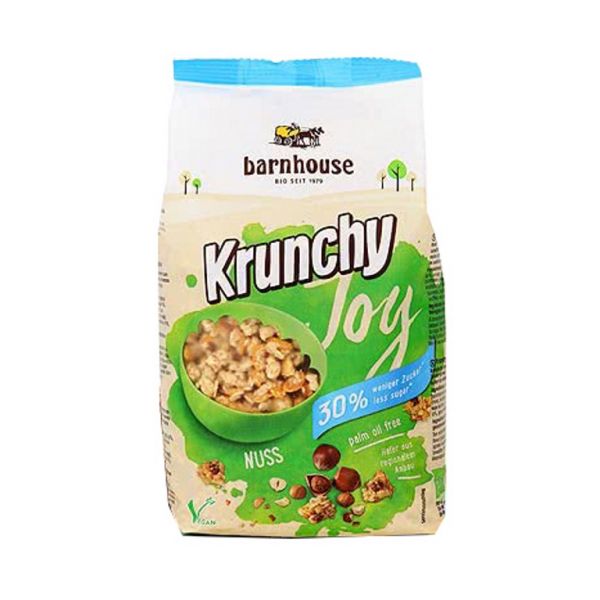 Cereais Muesli de Avelã Krunchy Joy 375 g