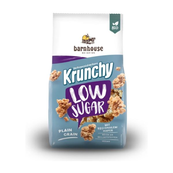 Cereales Muesli Krunchy Avena Bajo Azúcar Plain Grain 375 g