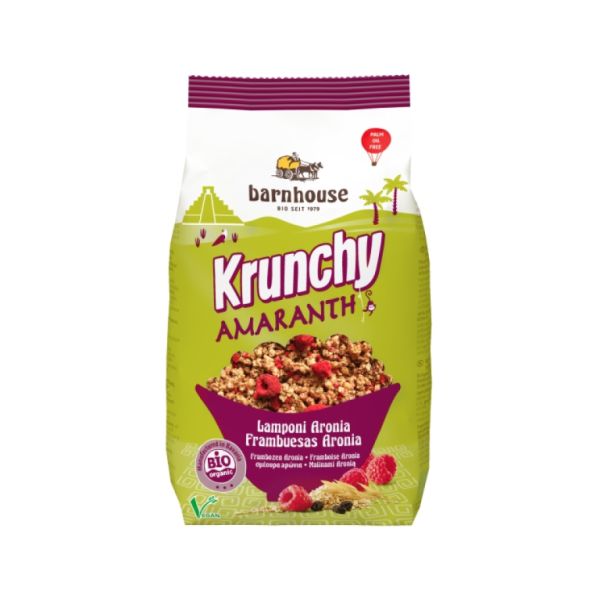 Cereais Muesli Crocante Amaranto Framboesa Aronia 375 g