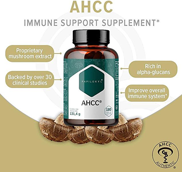 Papiloxyl AHCC® 180 capsules. Eliminates the human papillomavirus Img 12