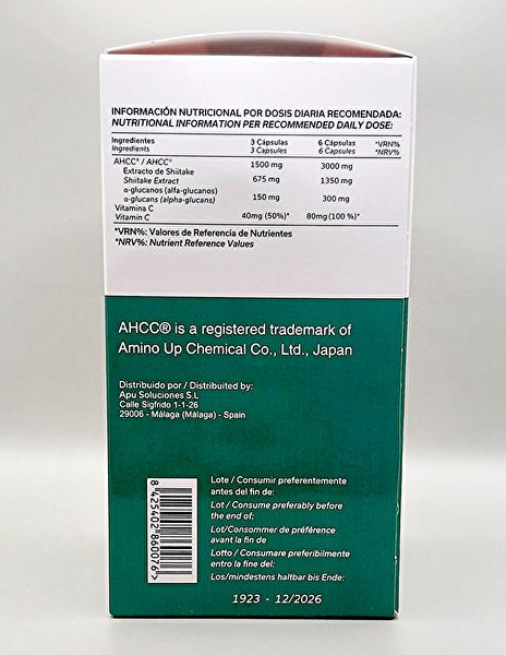 Papiloxyl AHCC® 180 cápsulas. Elimina el virus del papiloma humano Img 9