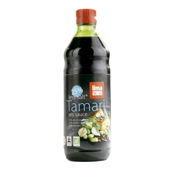 TAMARI 25% LESS LIME SALT 1 L - LIMA