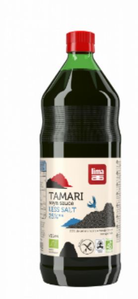 TAMARI 25% RÉDUIT EN SEL 250ML BIO - LIMA