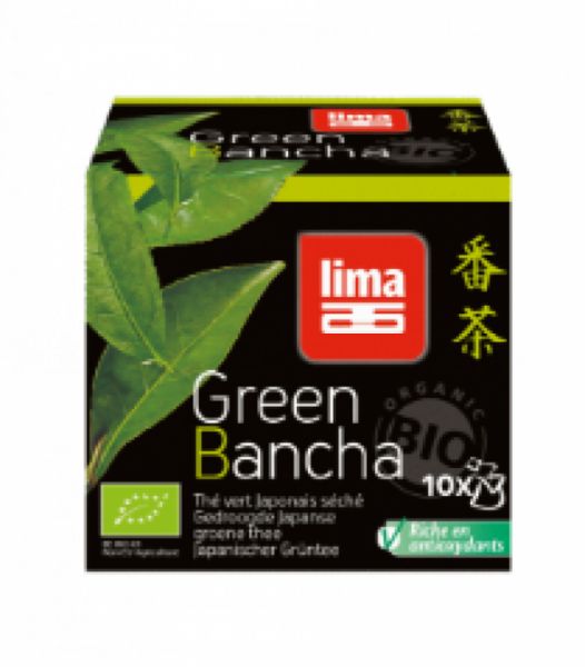 BANCHA GROENE THEE FILTERS 15G BIO - LIMA