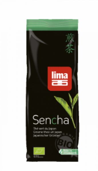 GROENE THEE SENCHA BLADEREN 75G BIO - LIMA