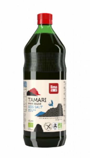 TAMARI 25% RÉDUIT EN SEL 500ML BIO - LIMA