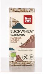 Buy LIMA Buckwheat cakes with BIO flax 130 grams By 2,32€