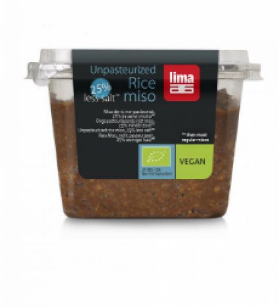 MISO, SOJA Y ARROZ 25% REDUCIDO SAL (NO PASTEURIZA