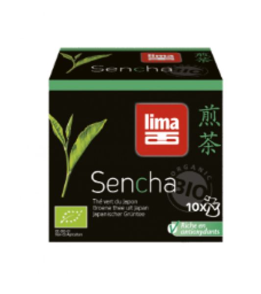 FILTRES THÉ VERT SENCHA 15G BIO - LIMA