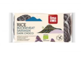 Buy LIMA THIN CAKES OF RICE, BUCKLE AND DARK CHOCOLATE By 2,60€